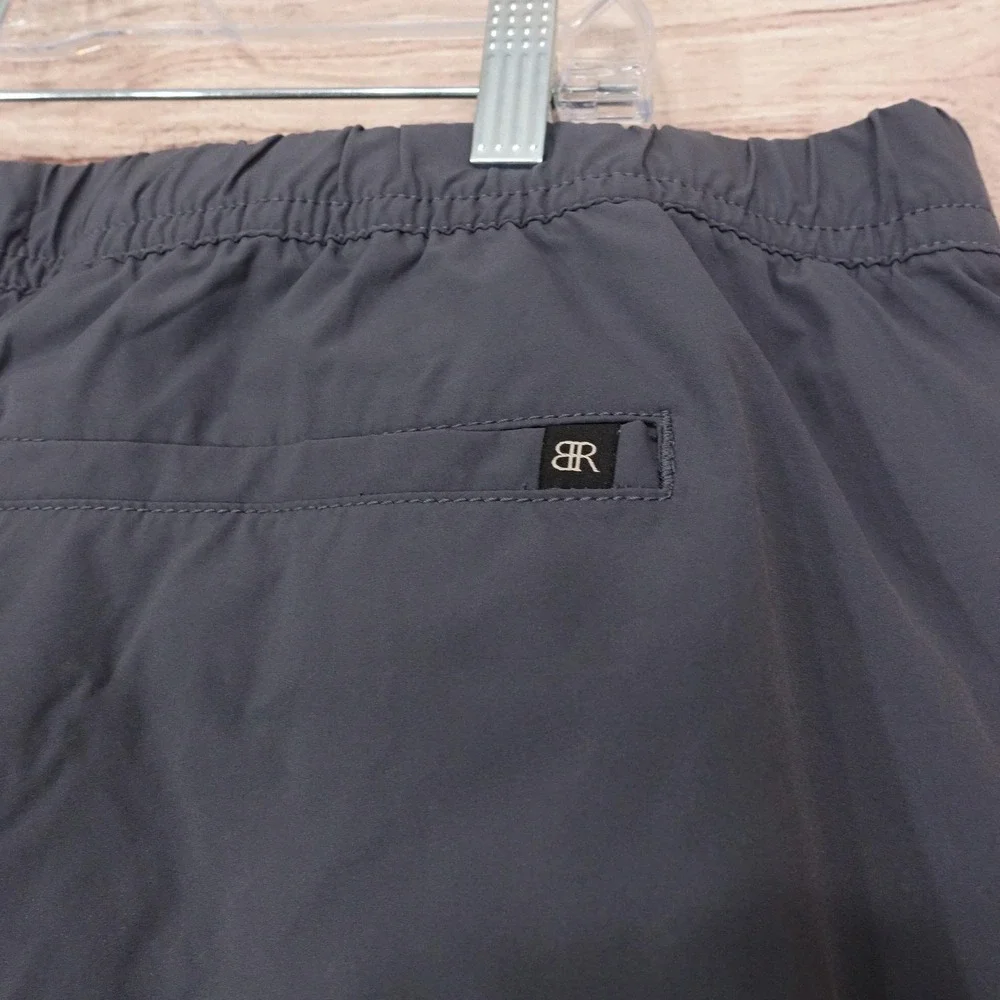Banana Republic‎ Pants Mens 2XL Gray Jogger Elastic Waist Zip Pocket Lightweight